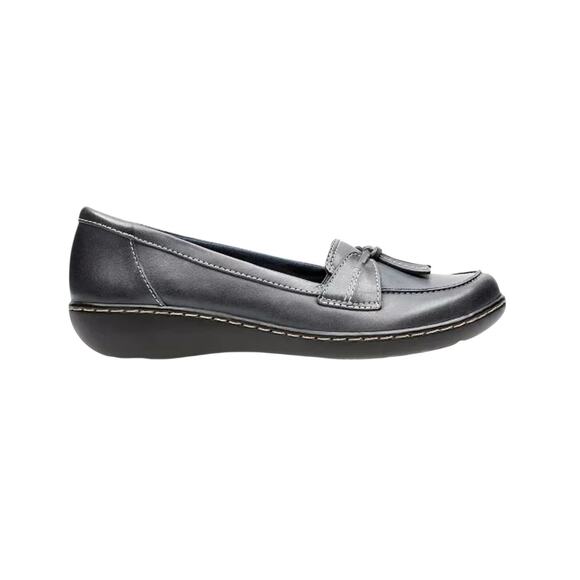 NIB! Clarks Women's Ashland Navy Comfort Bubble Loafer - Size 9.5 - Picture 2 of 11